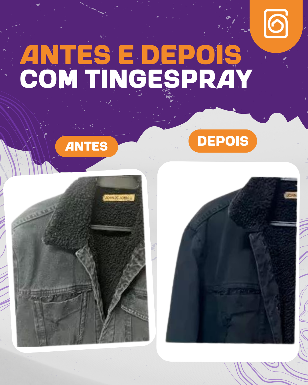Tinta de Tecidos Roupas Estofados Carpetes - Tingespray 300Ml