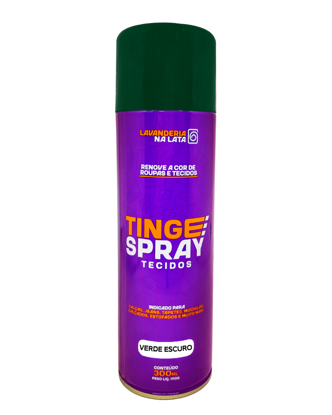 Tinta de Tecidos Roupas Estofados Carpetes - Tingespray 300Ml