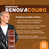 RenovaCouro 190ml - Limpador e Hidratante para Couro e Borrachas
