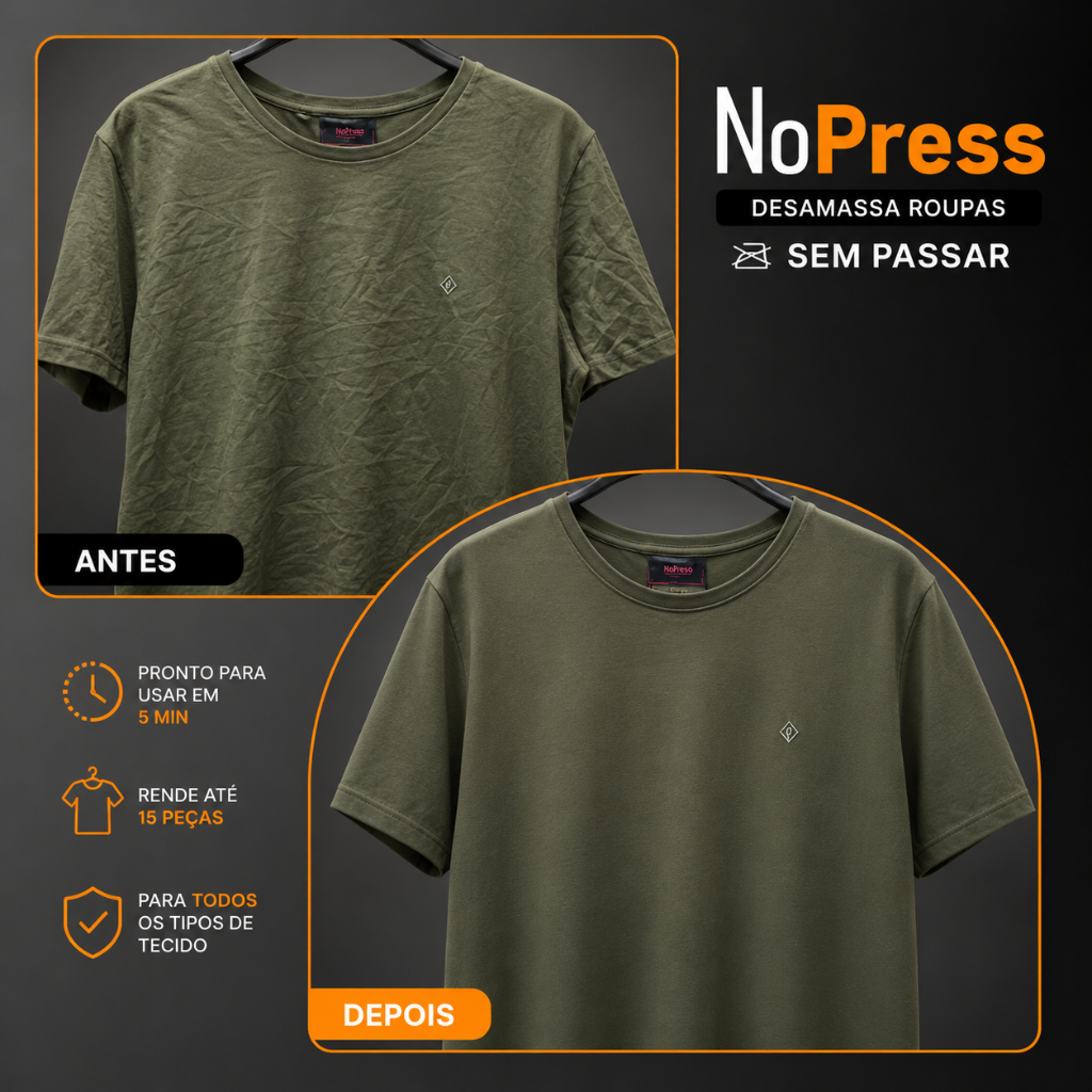 Desamassa Roupas Sem Passar - NoPress 500ml