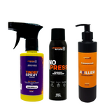 Kit Completo para Revitalização e Cuidado de Tecidos: TingeSpray, Axiller e NoPress