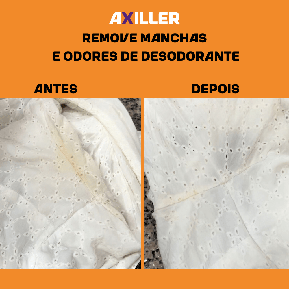 Axiller - Removedor de Odores e Manchas de Desodorante - 1L - Lavanderia Na Lata