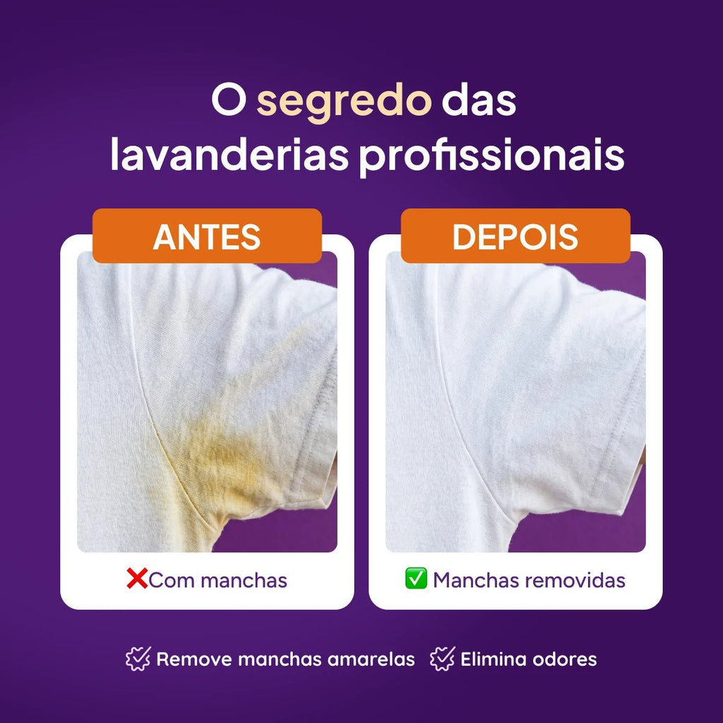 Axiller - Removedor de Odores e Manchas de Desodorante - 1L - Lavanderia Na Lata