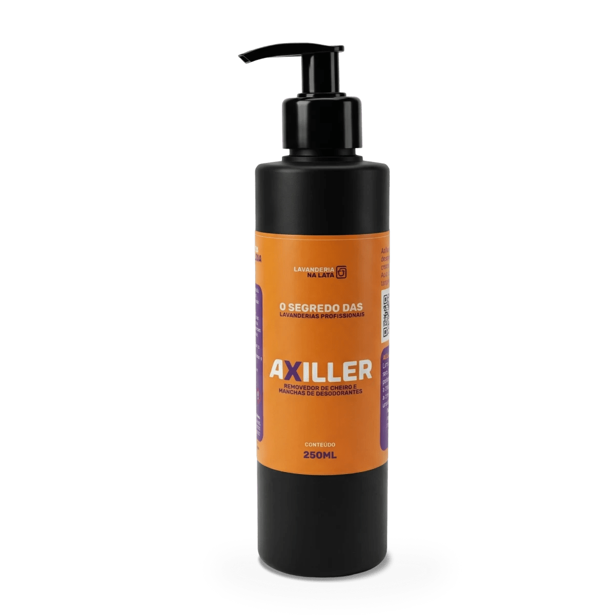 Axiller - Removedor de Odores e Manchas de Desodorante - 250ml - Lavanderia Na Lata