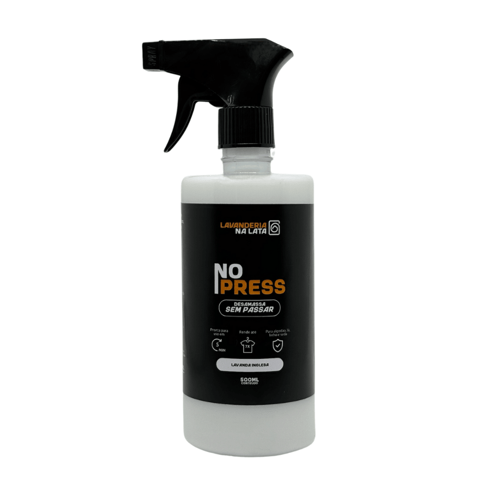 Desamassa Roupas Sem Passar - NoPress 500ml - Lavanderia Na Lata