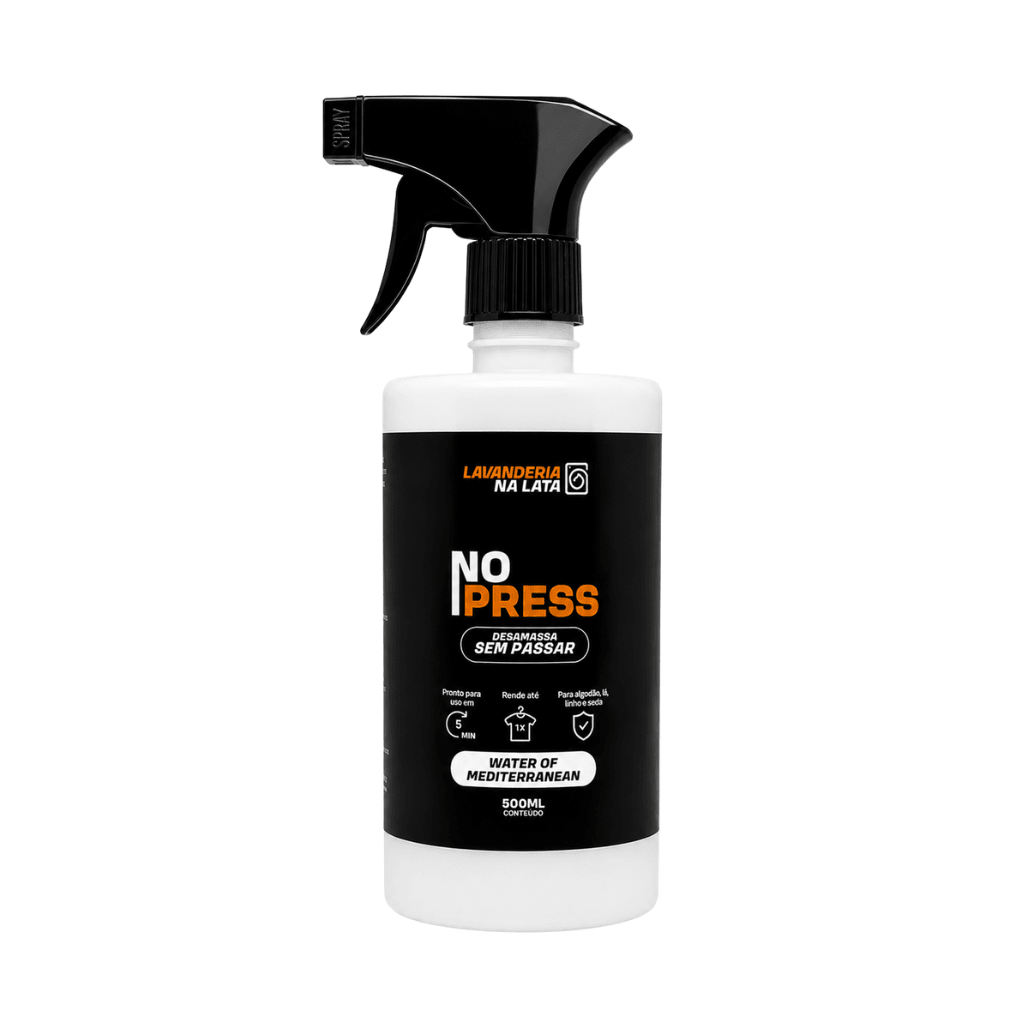 Desamassa Roupas Sem Passar - NoPress 500ml - Lavanderia Na Lata