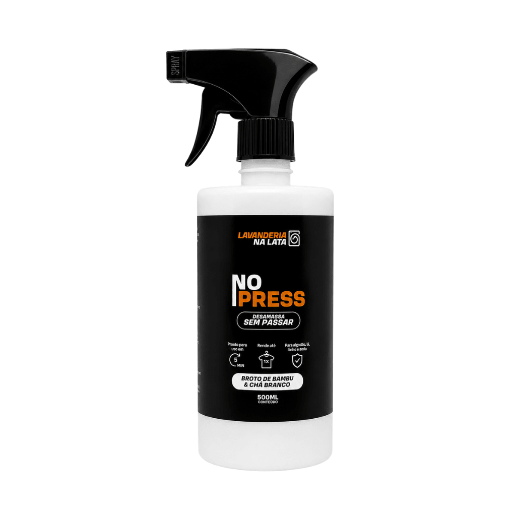 Desamassa Roupas Sem Passar - NoPress 500ml - Lavanderia Na Lata