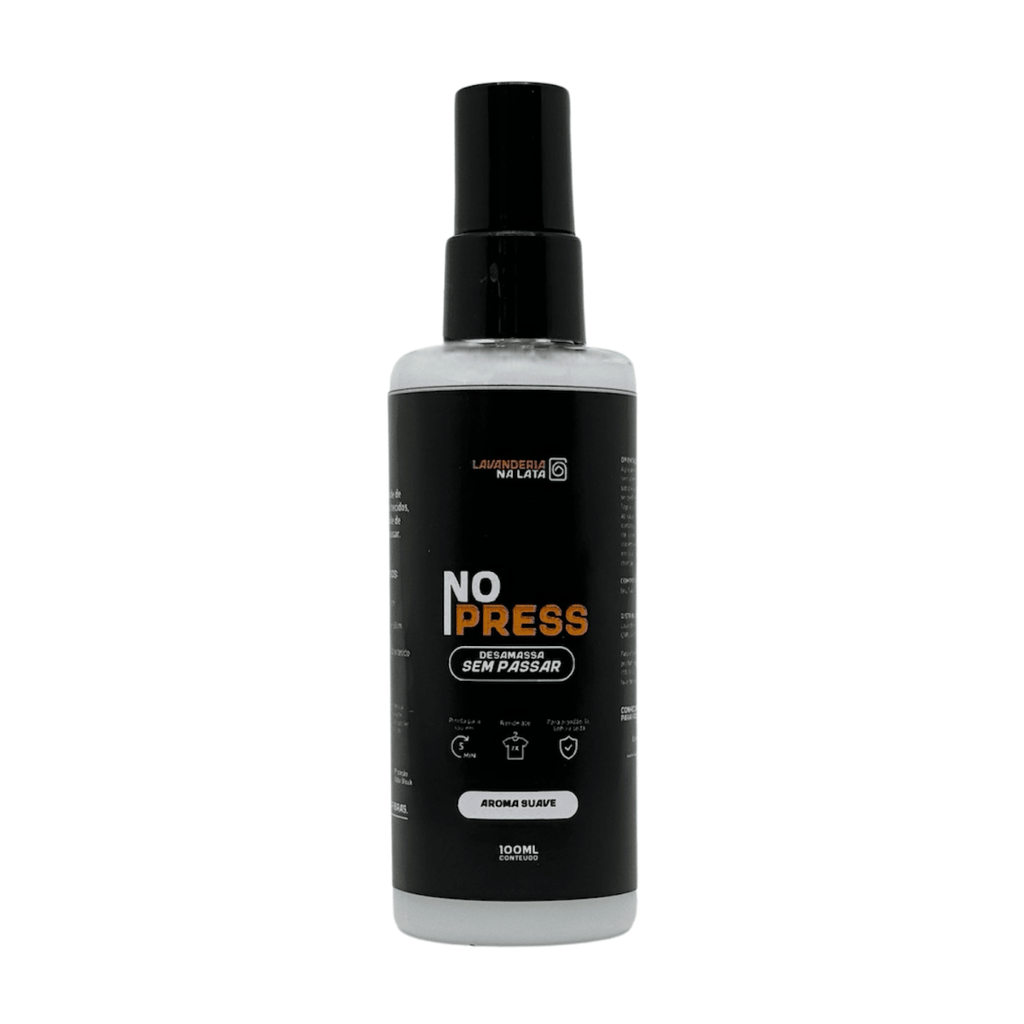 Desamassa Roupas Sem Passar - NoPress Spray 100ml - Lavanderia Na Lata