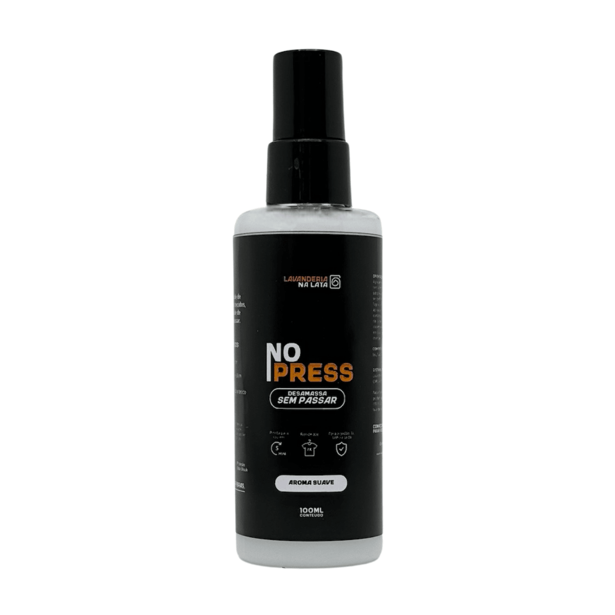 Desamassa Roupas Sem Passar - NoPress Spray 100ml - Lavanderia Na Lata