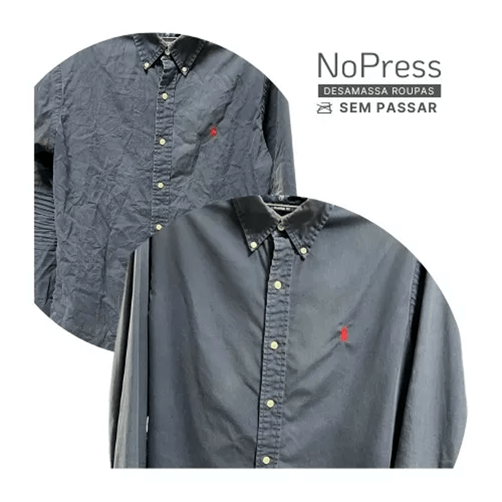 Desamassa Roupas Sem Passar - NoPress Spray 100ml - Lavanderia Na Lata