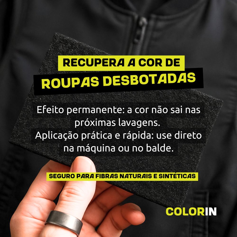 Kit 2 ColorIn – Lenços Renovadores de Cor - Lavanderia Na Lata