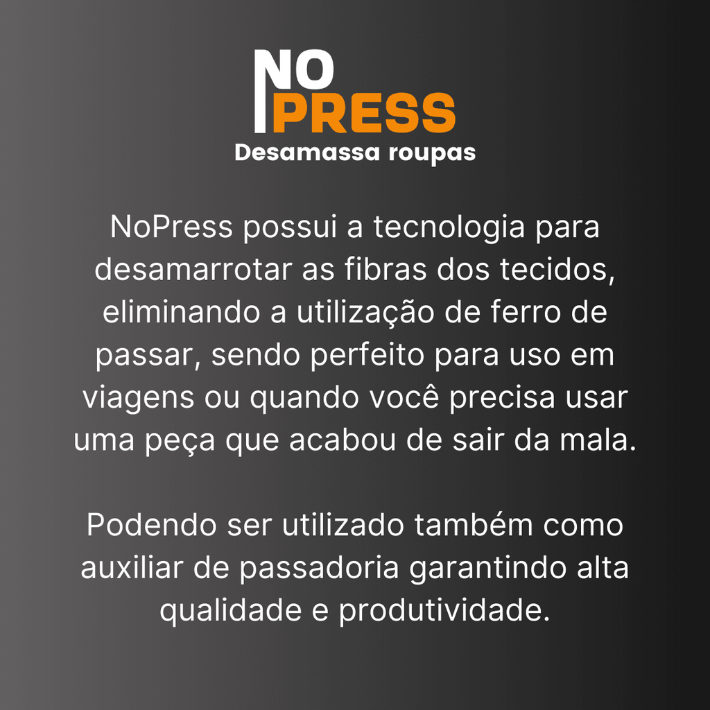 Kit 3 NoPress Aerossol 190Ml - Lavanderia Na Lata