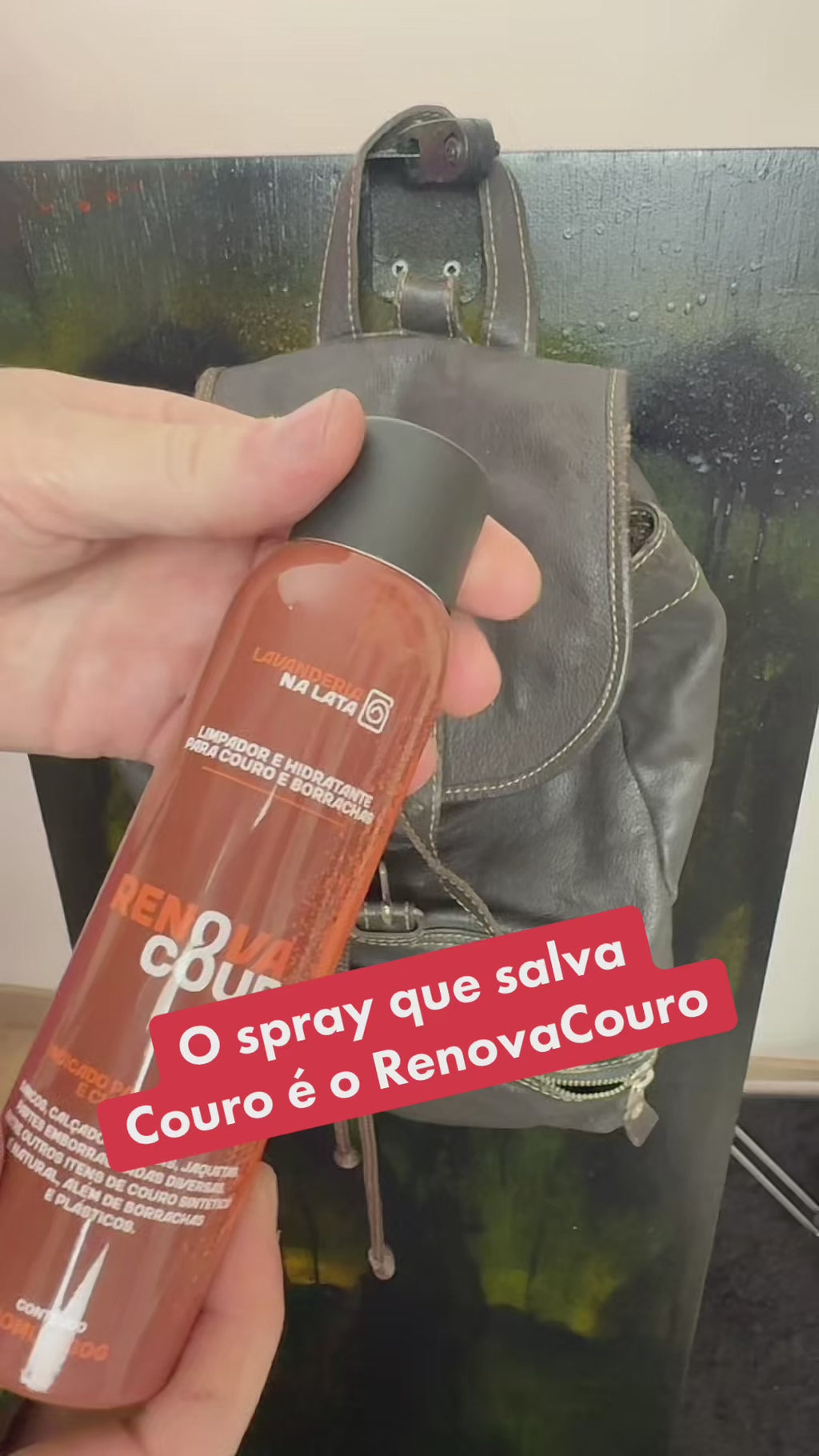 RenovaCouro 190ml - Limpador e Hidratante para Couro e Borrachas