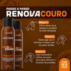 RenovaCouro 190ml - Limpador e Hidratante para Couro e Borrachas - Lavanderia Na Lata
