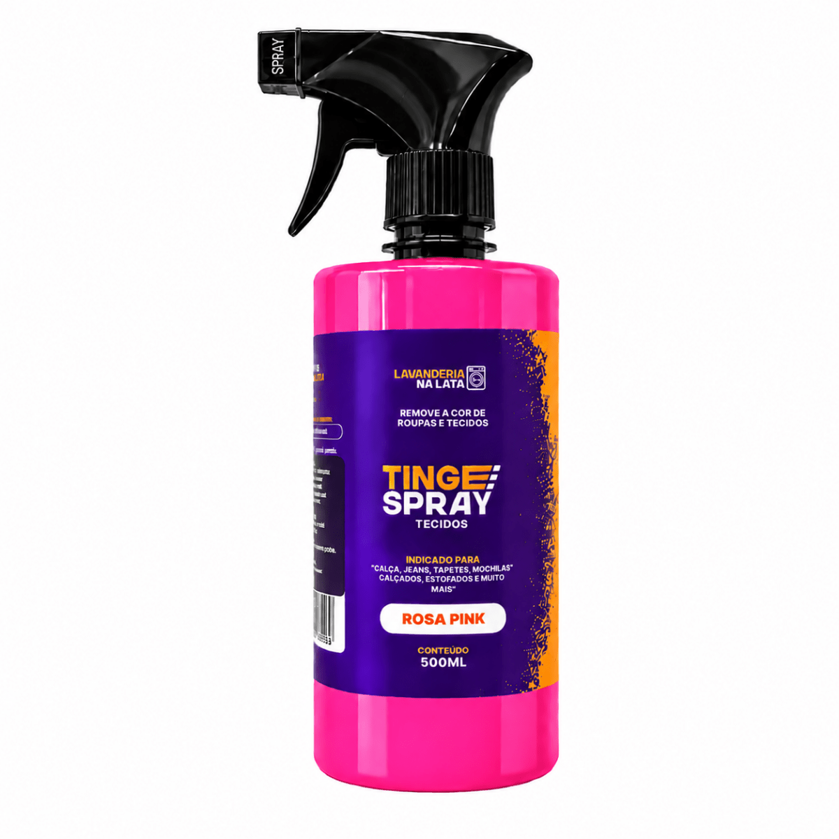 Tinta de Tecidos Roupas e Sofá - Tingespray Borrifador 500ml - Lavanderia Na Lata