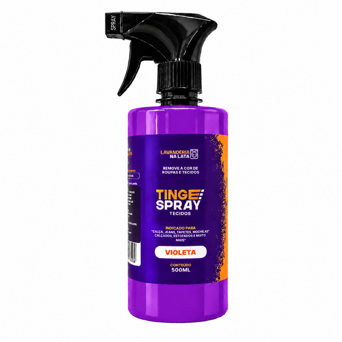 Tinta de Tecidos Roupas e Sofá - Tingespray Borrifador 500ml - Lavanderia Na Lata