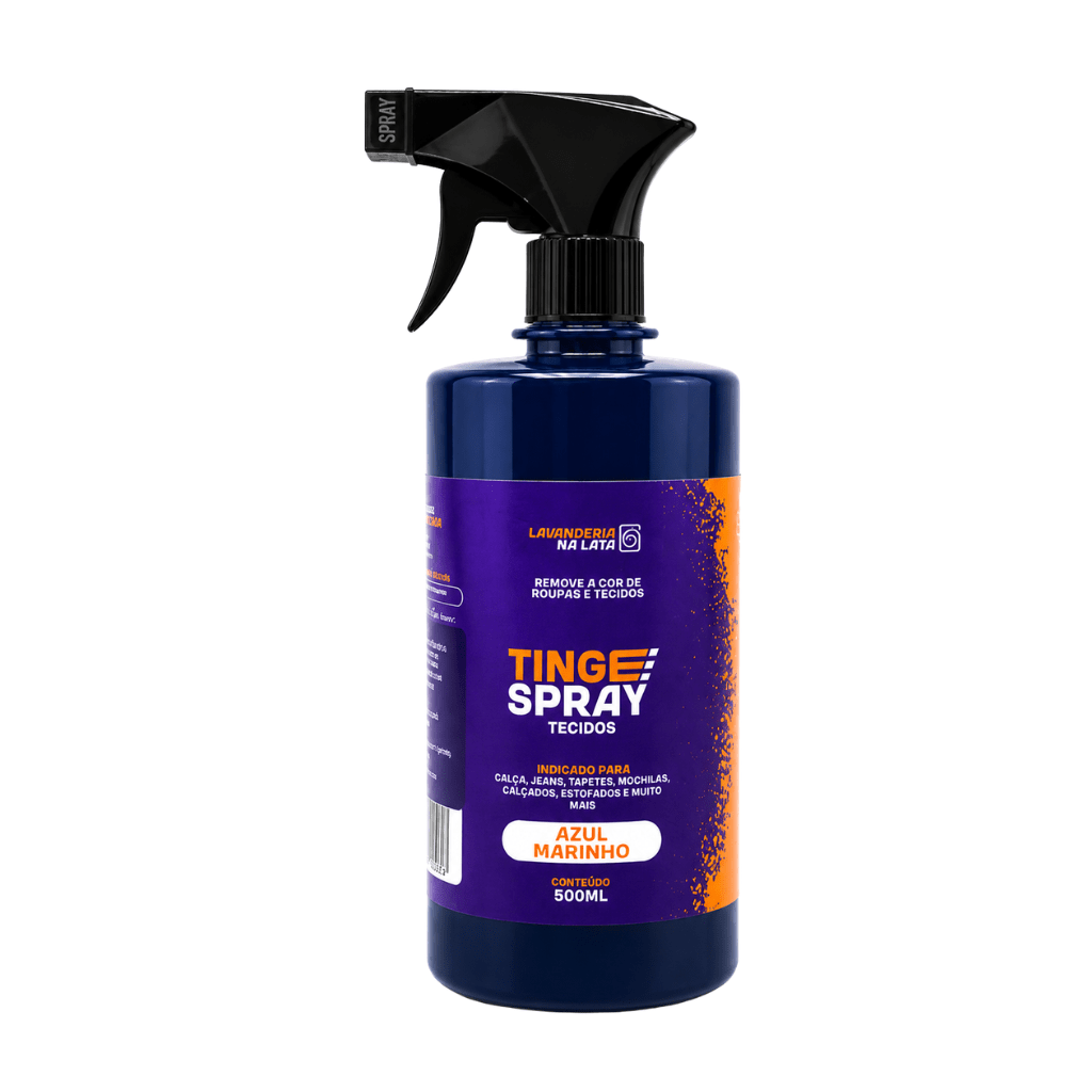 Tinta de Tecidos Roupas e Sofá - Tingespray Borrifador 500ml - Lavanderia Na Lata