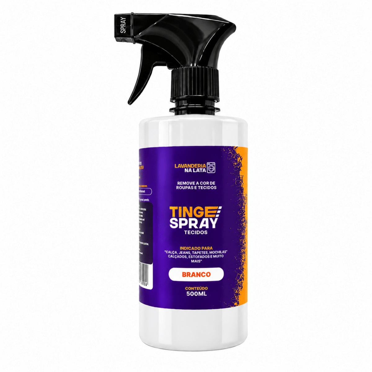 Tinta de Tecidos Roupas e Sofá - Tingespray Borrifador 500ml - Lavanderia Na Lata