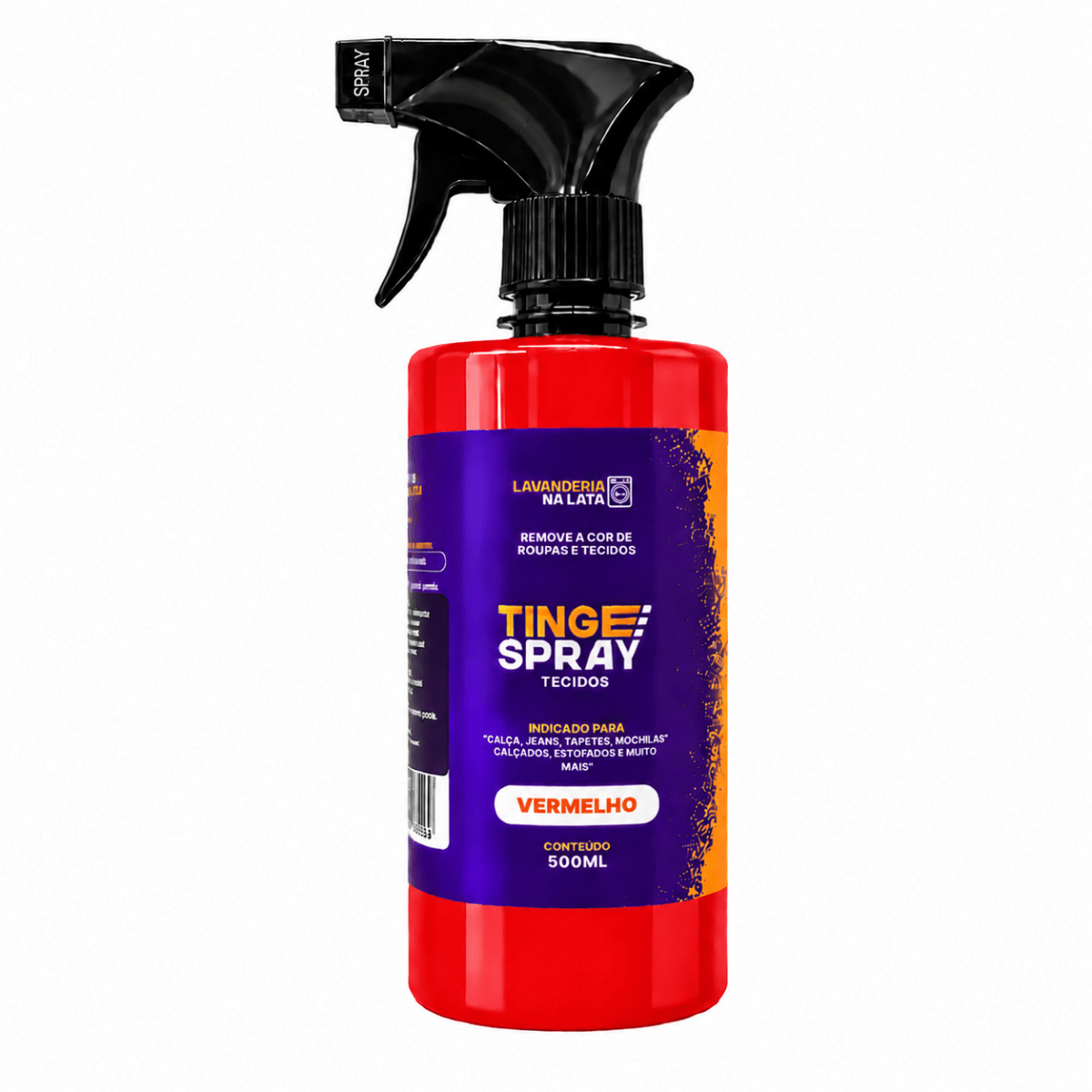 Tinta de Tecidos Roupas e Sofá - Tingespray Borrifador 500ml - Lavanderia Na Lata