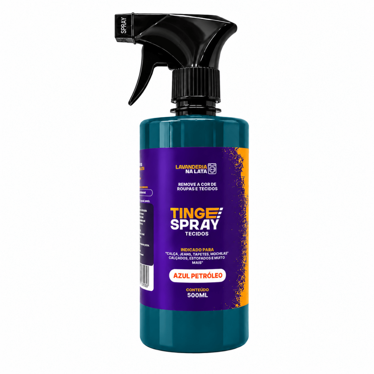Tinta de Tecidos Roupas e Sofá - Tingespray Borrifador 500ml - Lavanderia Na Lata