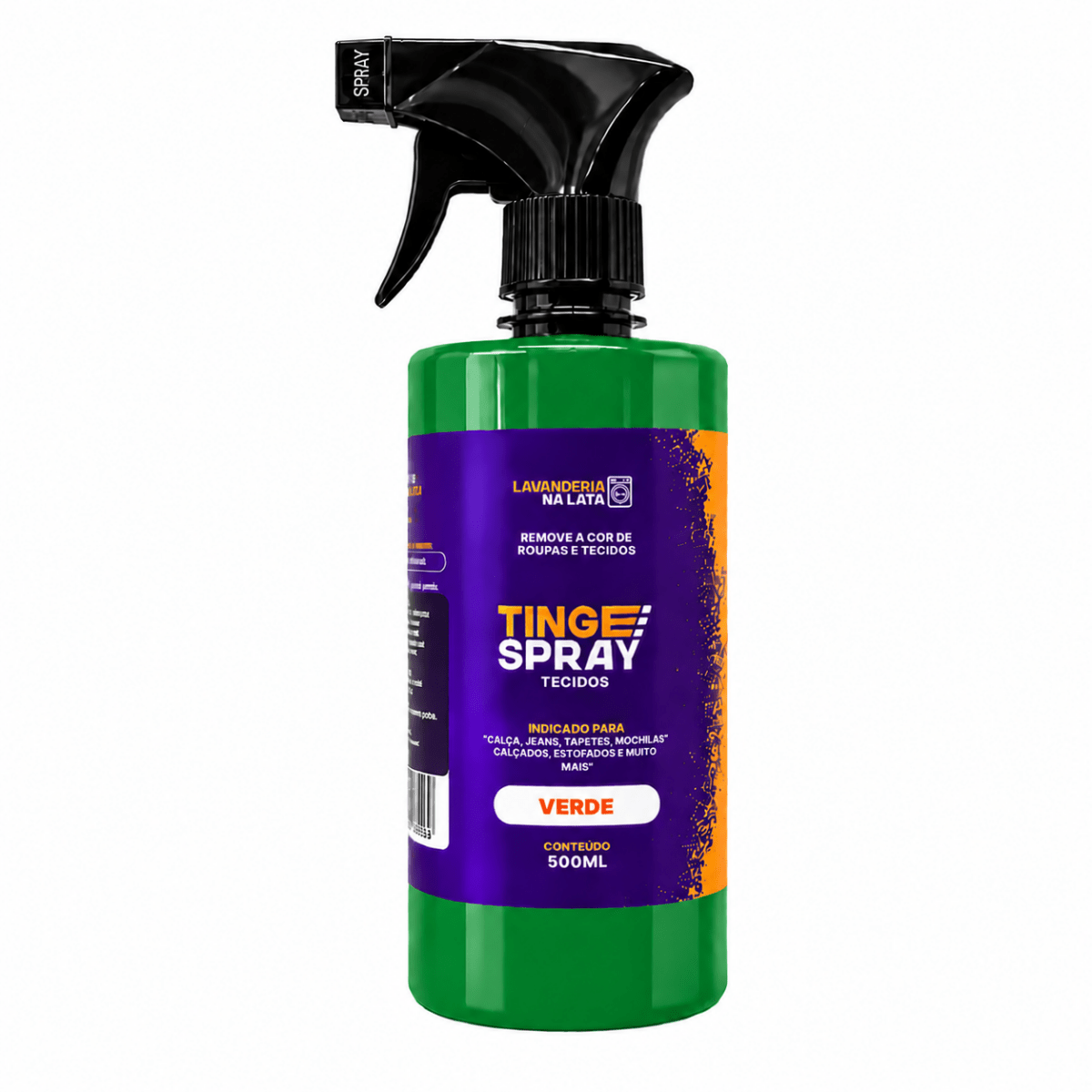 Tinta de Tecidos Roupas e Sofá - Tingespray Borrifador 500ml - Lavanderia Na Lata