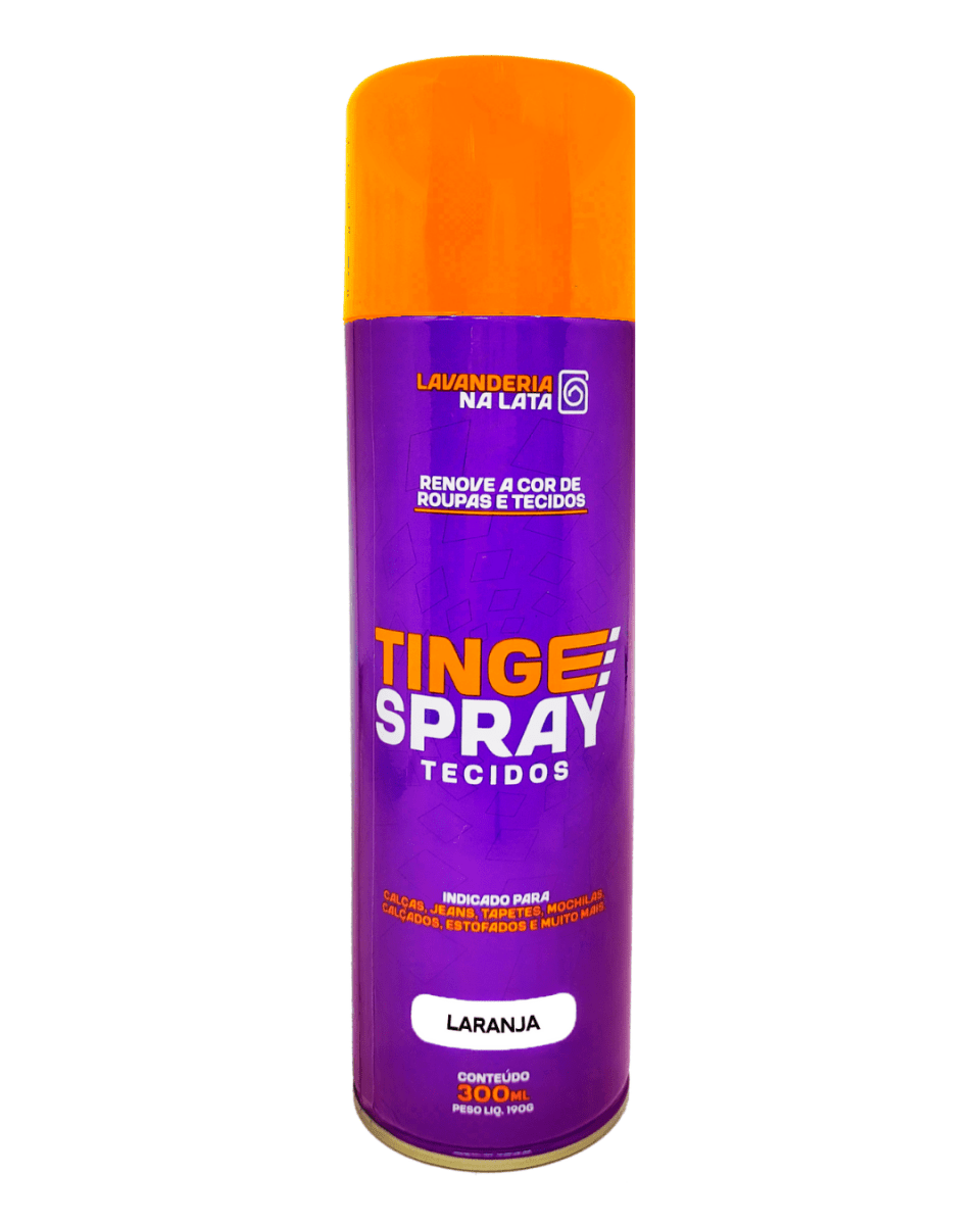 Tinta de Tecidos Roupas Estofados Carpetes - Tingespray 300Ml - Lavanderia Na Lata