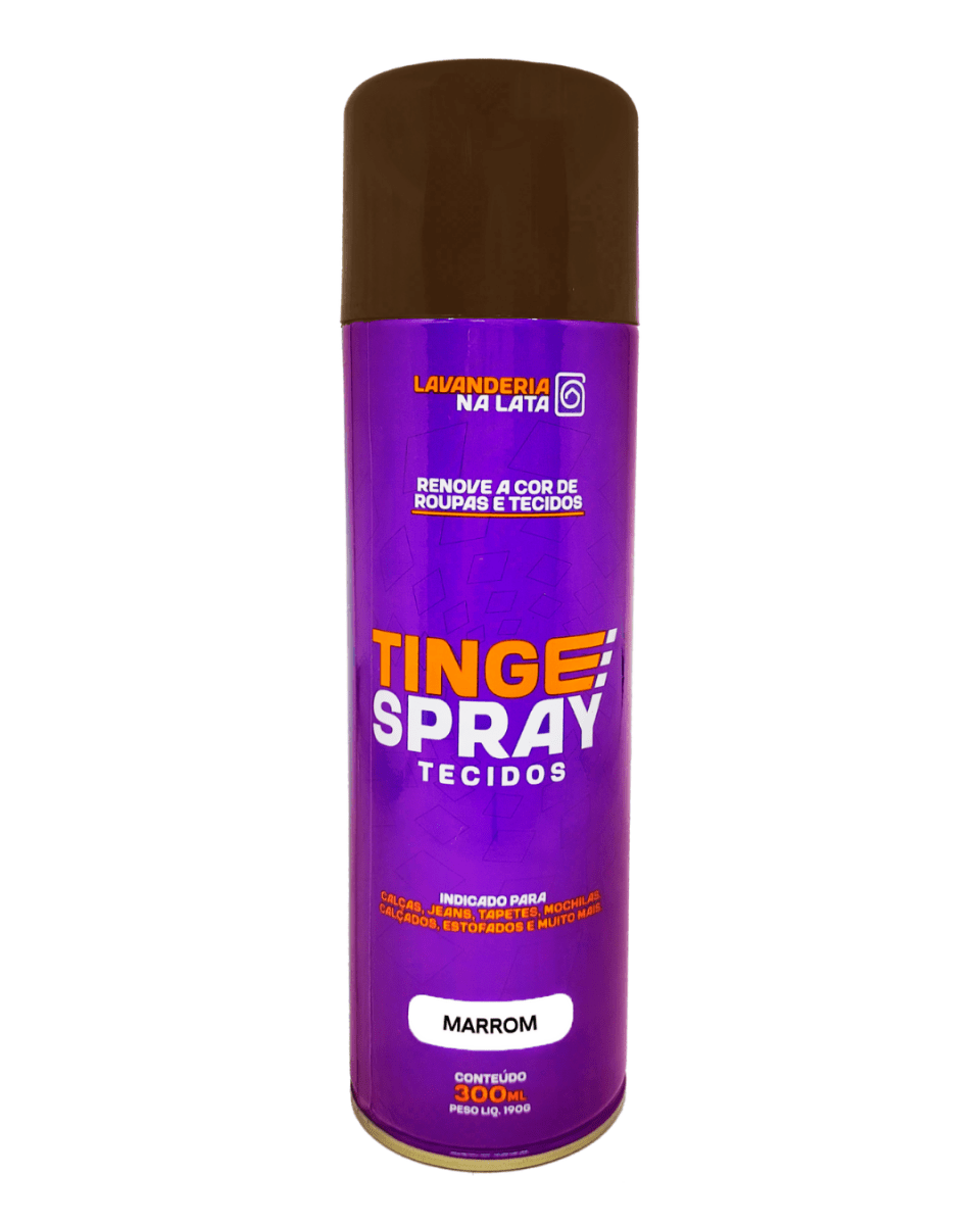 Tinta de Tecidos Roupas Estofados Carpetes - Tingespray 300Ml - Lavanderia Na Lata