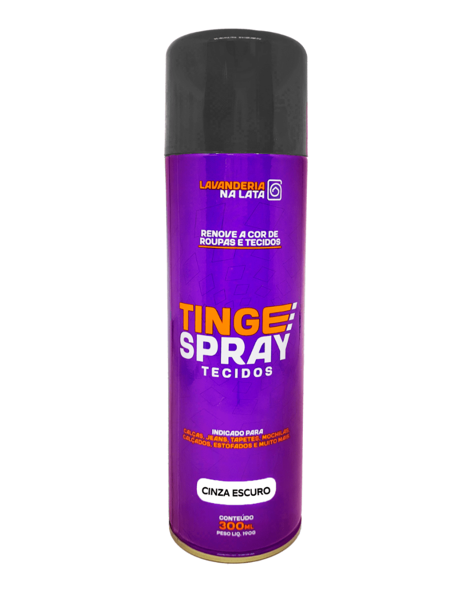 Tinta de Tecidos Roupas Estofados Carpetes - Tingespray 300Ml - Lavanderia Na Lata