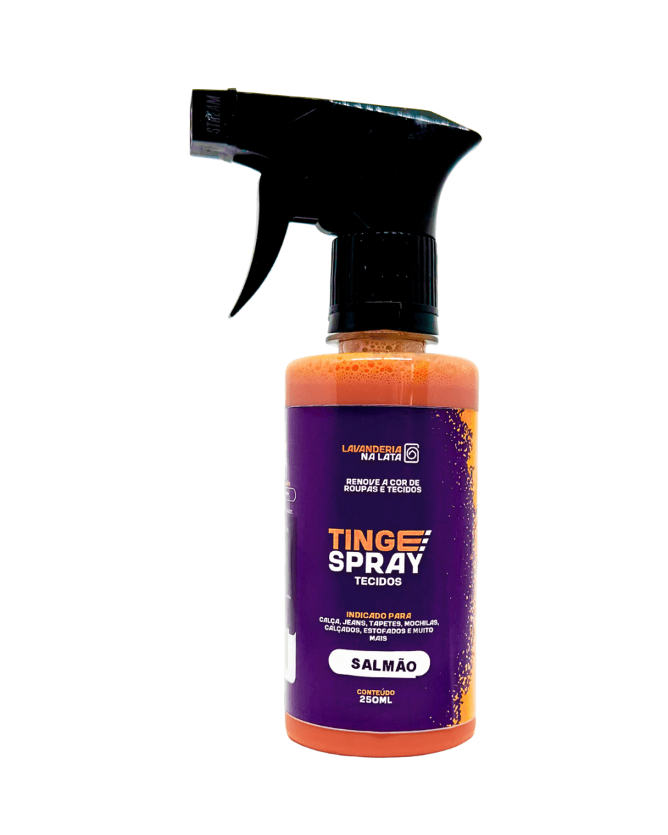 Tinta de Tecidos Roupas Estofados Carpetes - Tingespray Borrifador 250Ml - Lavanderia Na Lata