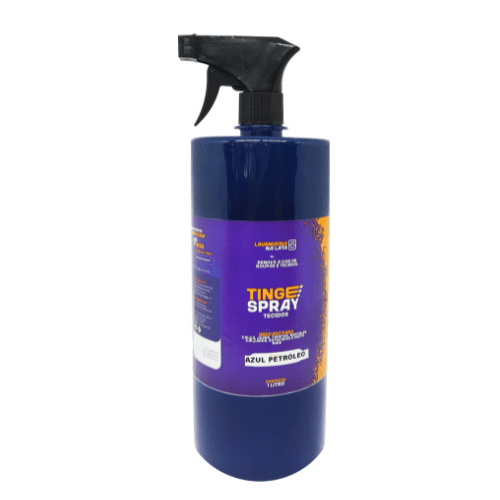 Tinta de Tecidos Roupas Estofados Carpetes - Tingespray Refil 1L - Lavanderia Na Lata