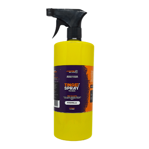 Tinta de Tecidos Roupas Estofados Carpetes - Tingespray Refil 1L - Lavanderia Na Lata