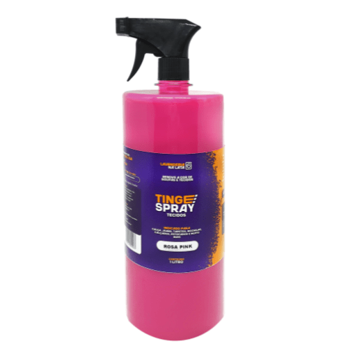 Tinta de Tecidos Roupas Estofados Carpetes - Tingespray Refil 1L - Lavanderia Na Lata