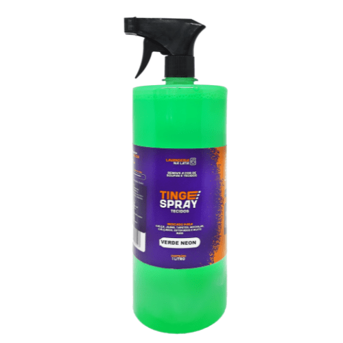 Tinta de Tecidos Roupas Estofados Carpetes - Tingespray Refil 1L - Lavanderia Na Lata