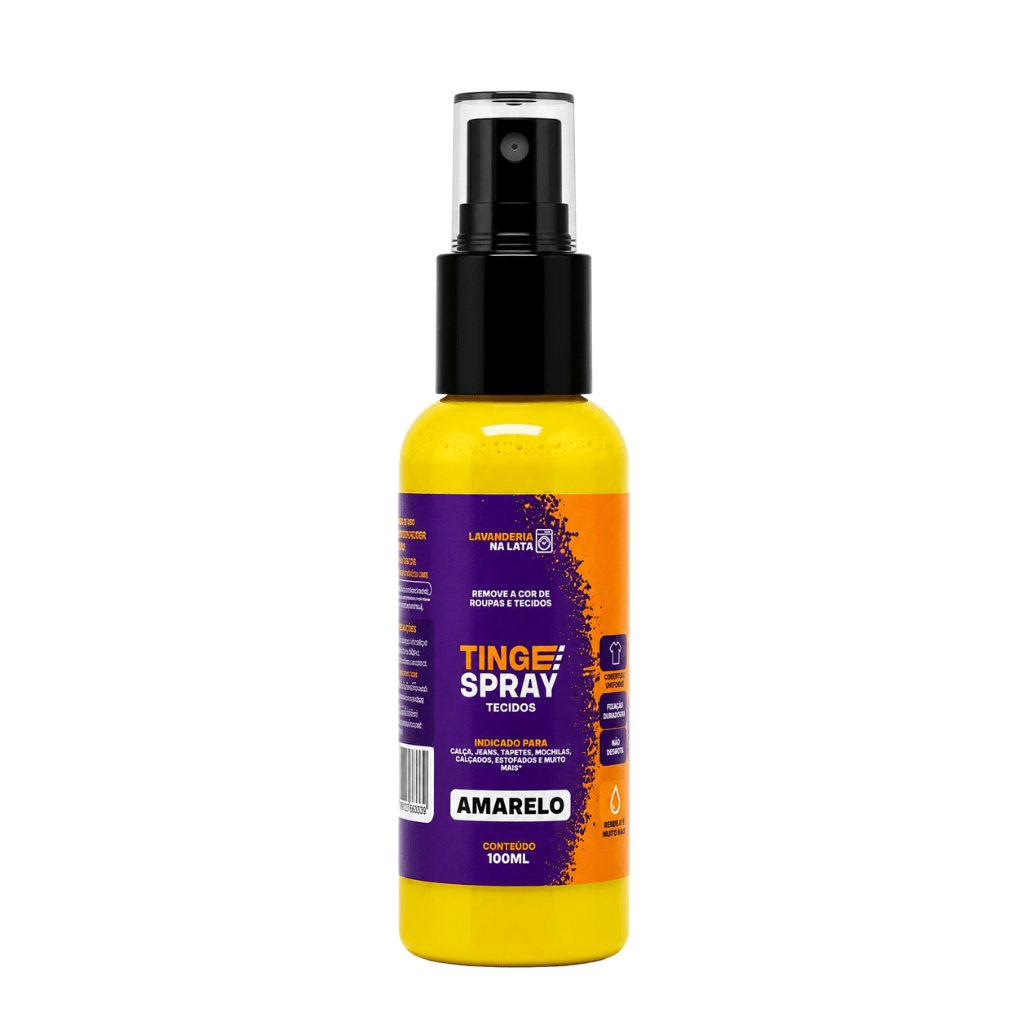 Tinta de Tecidos Roupas Estofados Carpetes - Tingespray Spray 120Ml - Lavanderia Na Lata