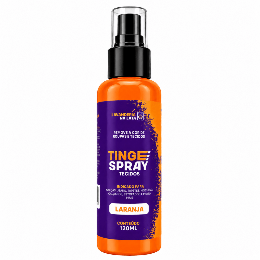 Tinta de Tecidos Roupas Estofados Carpetes - Tingespray Spray 120Ml - Lavanderia Na Lata