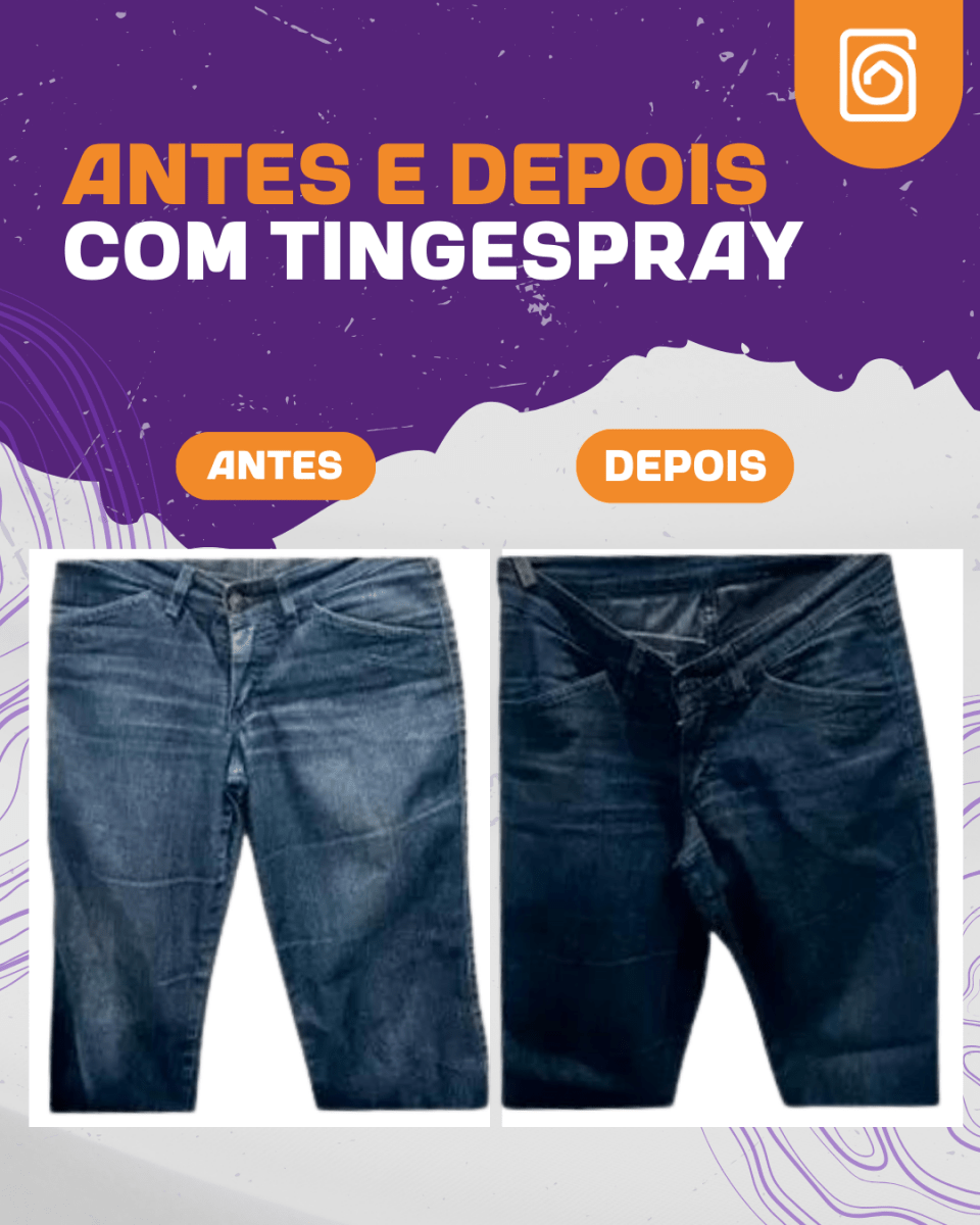 Tinta de Tecidos Roupas Estofados Carpetes - Tingespray Spray 120Ml - Lavanderia Na Lata