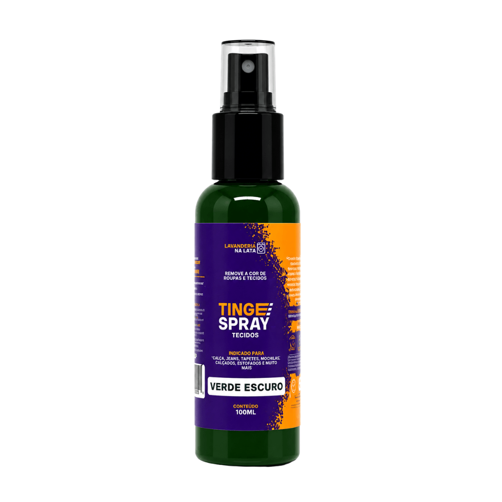 Tinta de Tecidos Roupas Estofados Carpetes - Tingespray Spray 120Ml - Lavanderia Na Lata