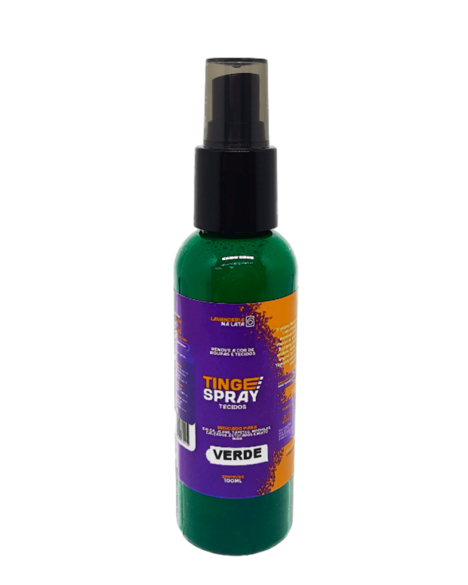 Tinta de Tecidos Roupas Estofados Carpetes - Tingespray Spray 120Ml - Lavanderia Na Lata