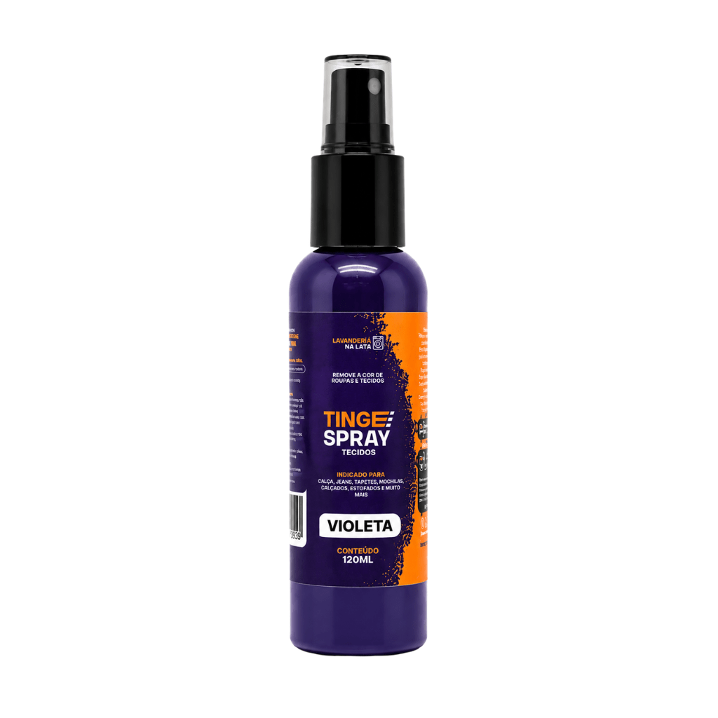 Tinta de Tecidos Roupas Estofados Carpetes - Tingespray Spray 120Ml - Lavanderia Na Lata