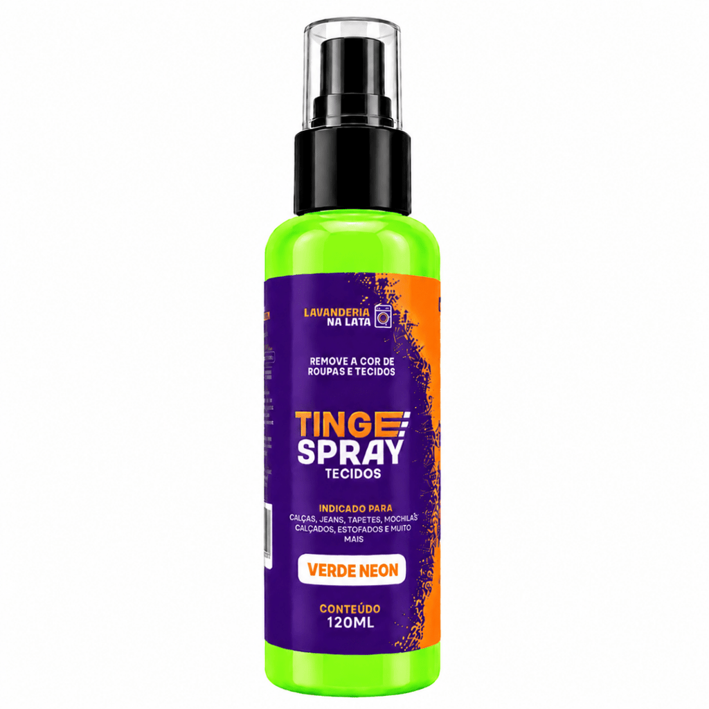 Tinta de Tecidos Roupas Estofados Carpetes - Tingespray Spray 120Ml - Lavanderia Na Lata