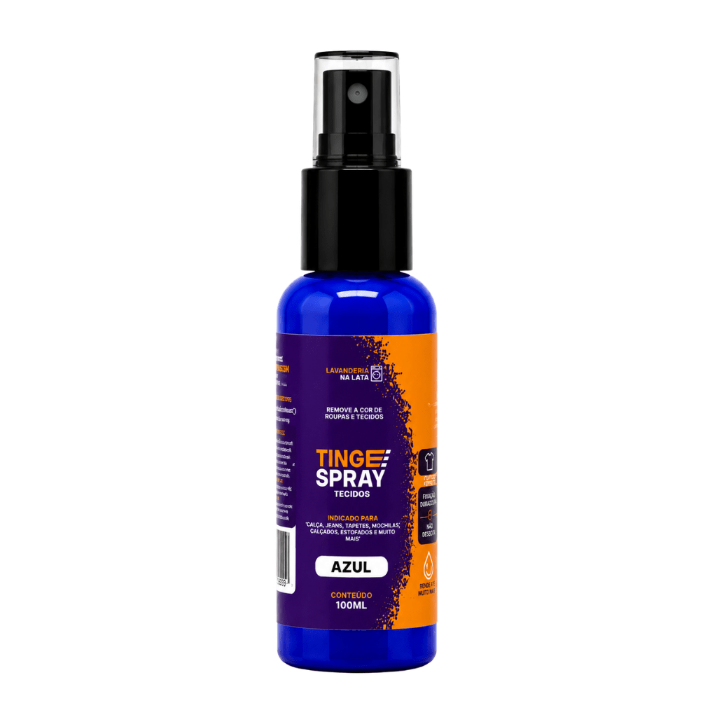 Tinta de Tecidos Roupas Estofados Carpetes - Tingespray Spray 120Ml - Lavanderia Na Lata