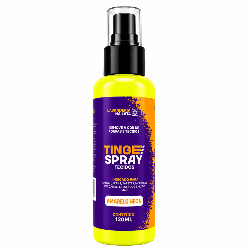 Tinta de Tecidos Roupas Estofados Carpetes - Tingespray Spray 120Ml - Lavanderia Na Lata