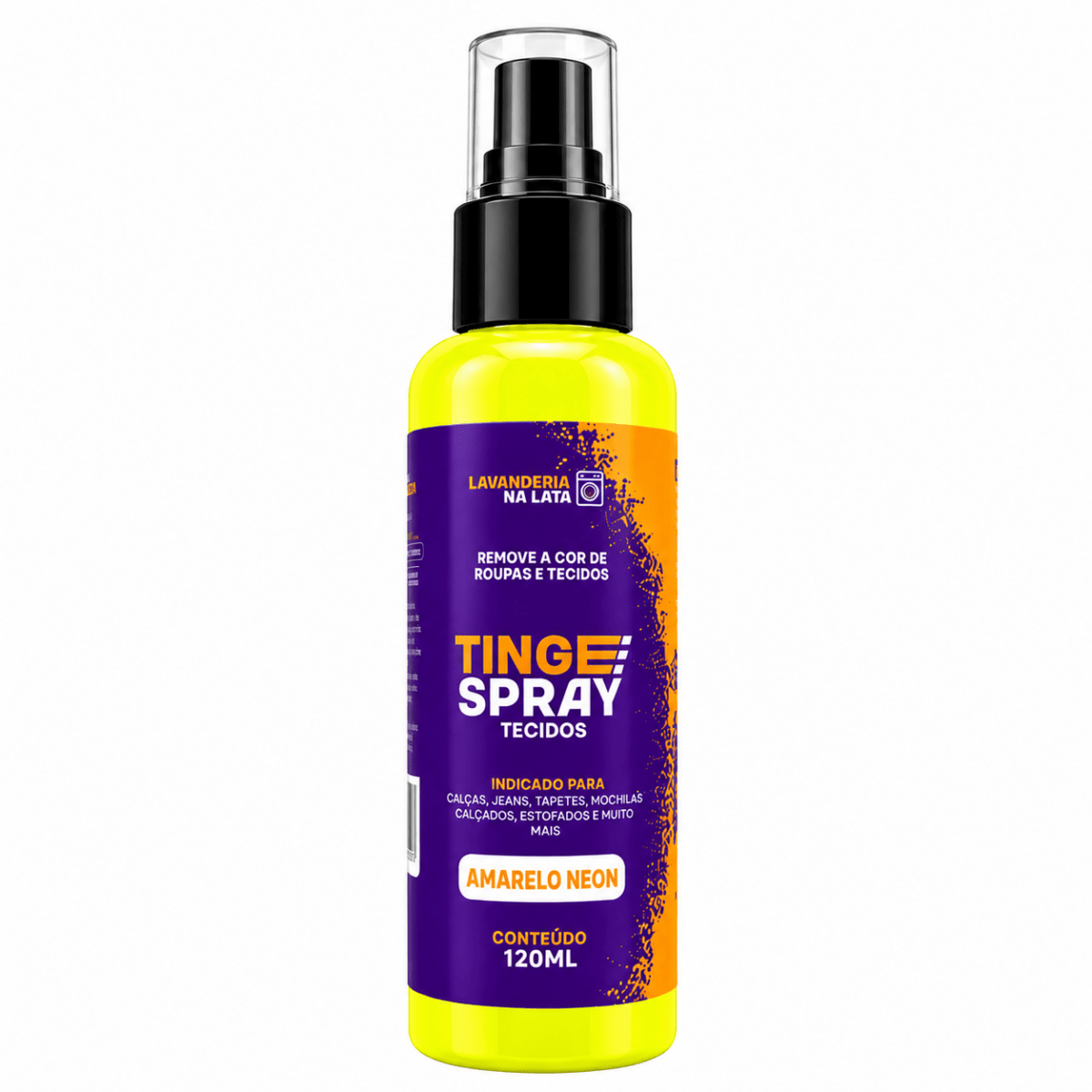 Tinta de Tecidos Roupas Estofados Carpetes - Tingespray Spray 120Ml - Lavanderia Na Lata