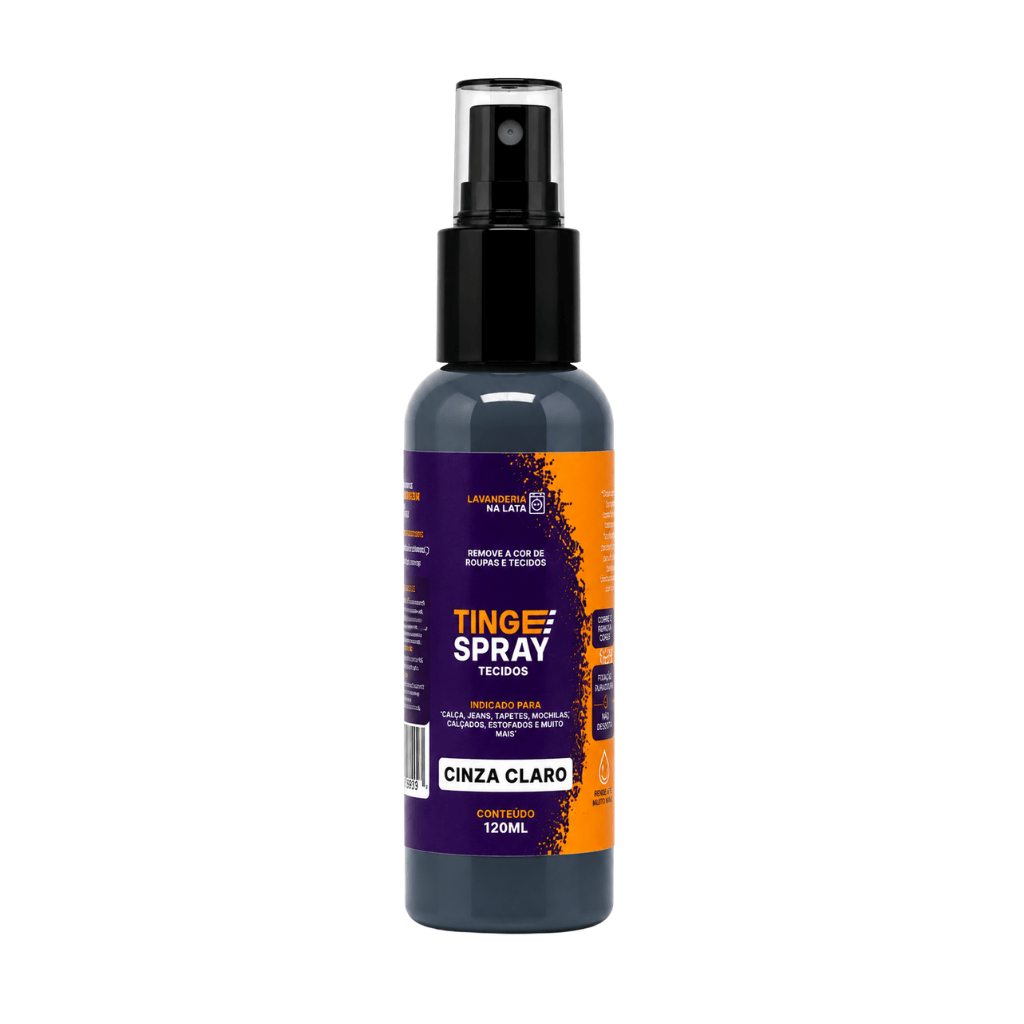 Tinta de Tecidos Roupas Estofados Carpetes - Tingespray Spray 120Ml - Lavanderia Na Lata