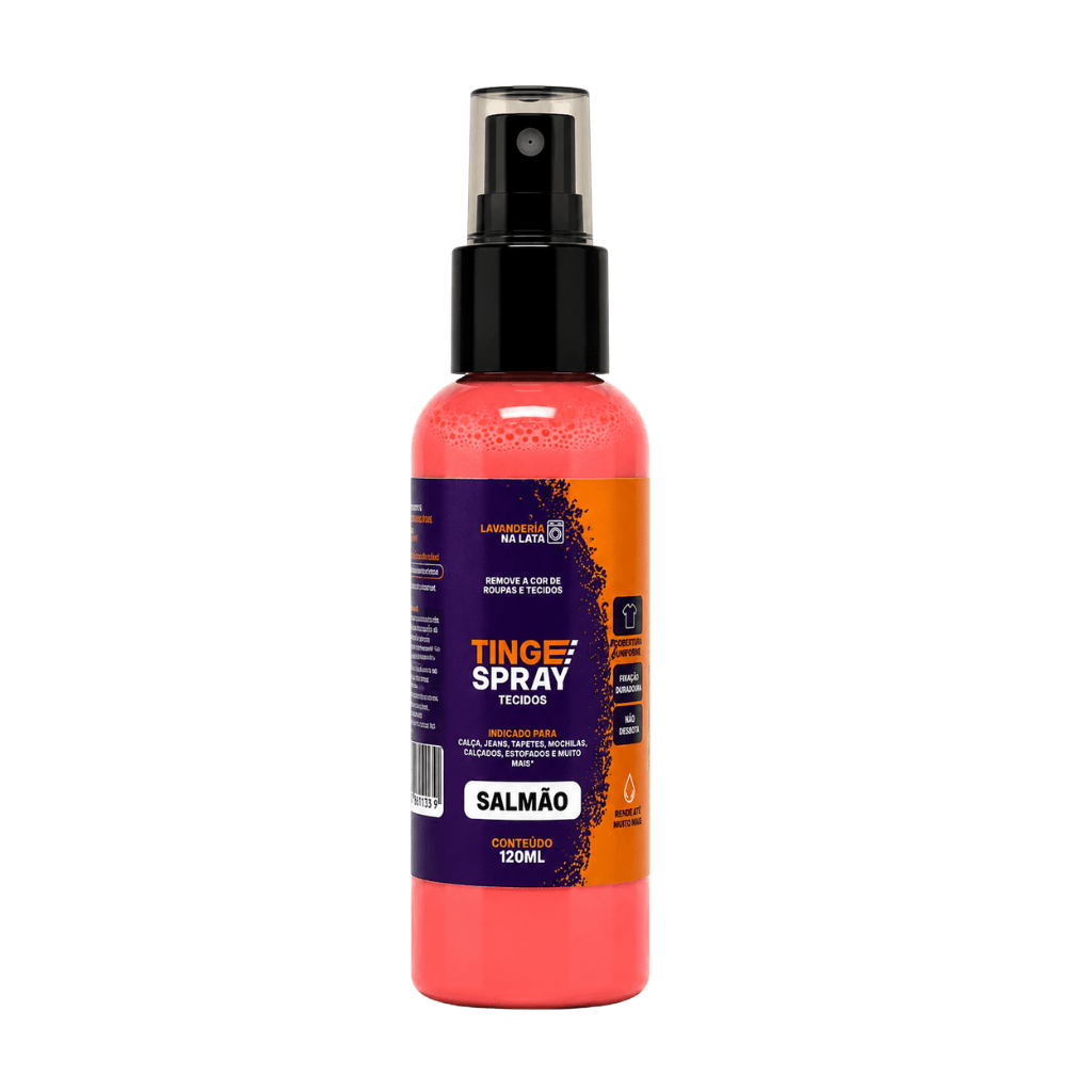 Tinta de Tecidos Roupas Estofados Carpetes - Tingespray Spray 120Ml - Lavanderia Na Lata