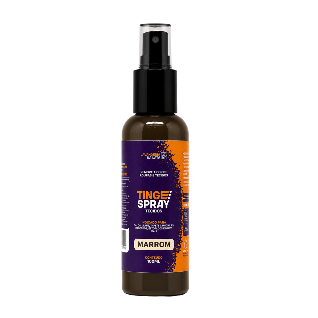 Tinta de Tecidos Roupas Estofados Carpetes - Tingespray Spray 120Ml - Lavanderia Na Lata