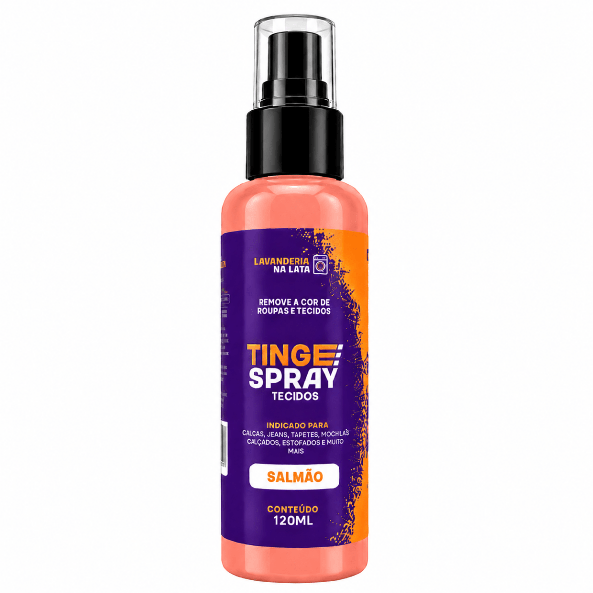 Tinta de Tecidos Roupas Estofados Carpetes - Tingespray Spray 120Ml - Lavanderia Na Lata