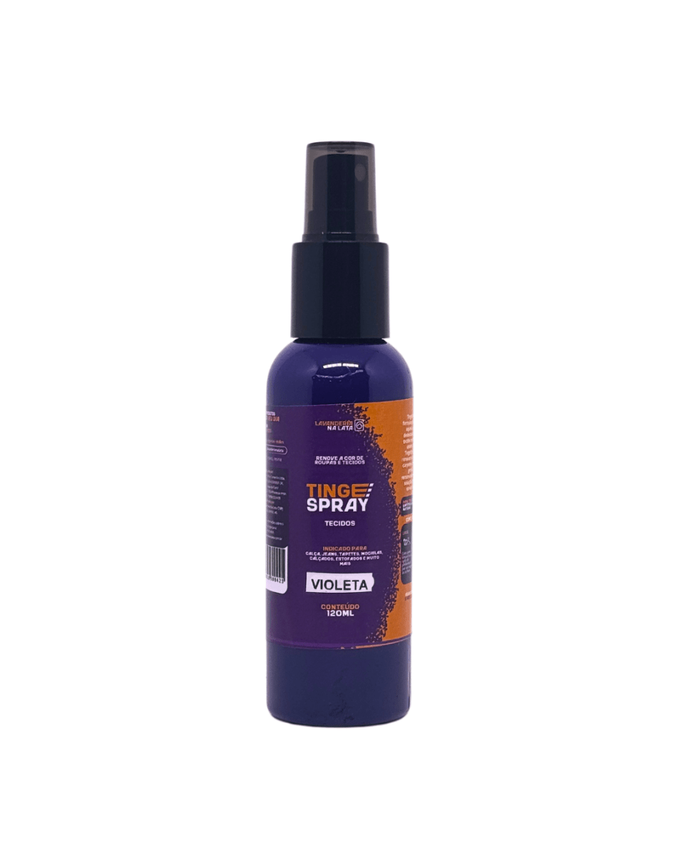 Tinta de Tecidos Roupas Estofados Carpetes - Tingespray Spray 120Ml - Lavanderia Na Lata