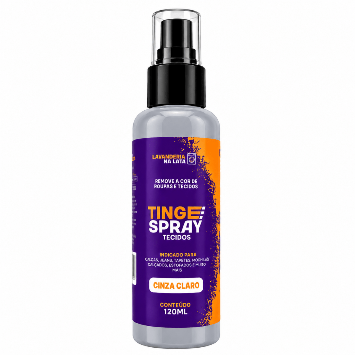 Tinta de Tecidos Roupas Estofados Carpetes - Tingespray Spray 120Ml - Lavanderia Na Lata