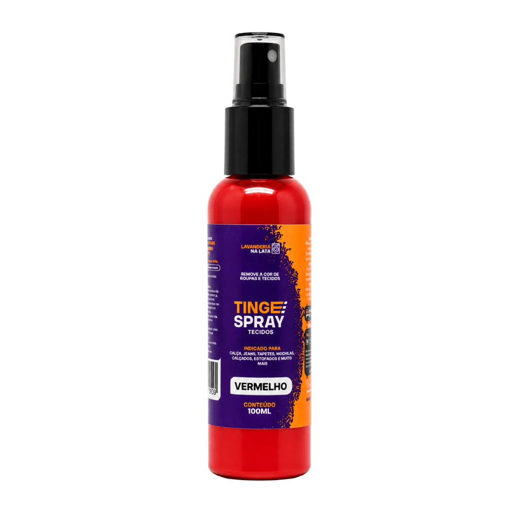 Tinta de Tecidos Roupas Estofados Carpetes - Tingespray Spray 120Ml - Lavanderia Na Lata